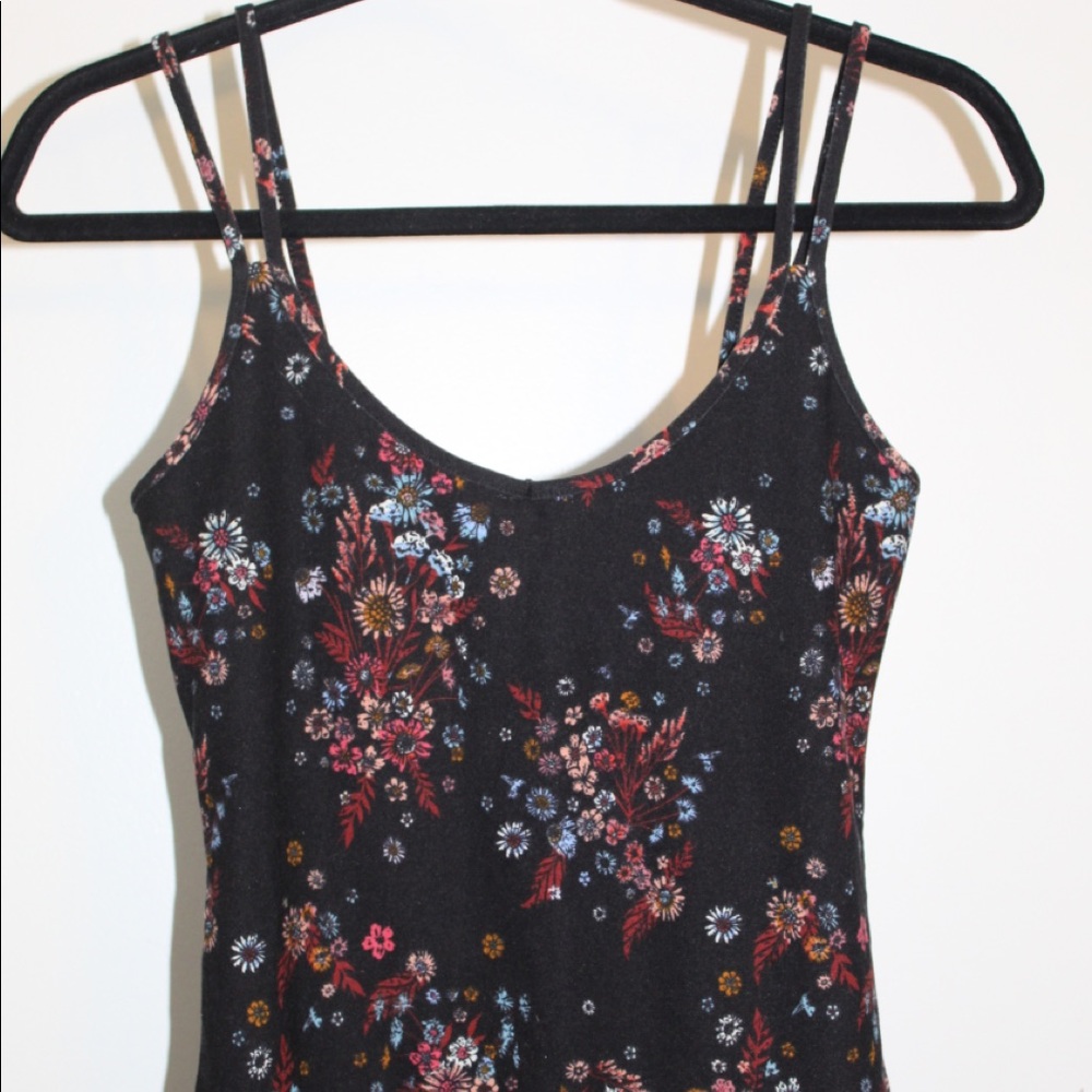 Black floral Camisole